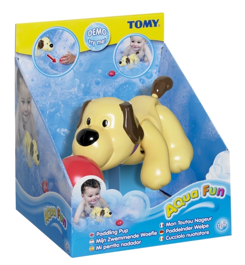 Catelusul inotator TOMY Bath Toys -Aqua Fun