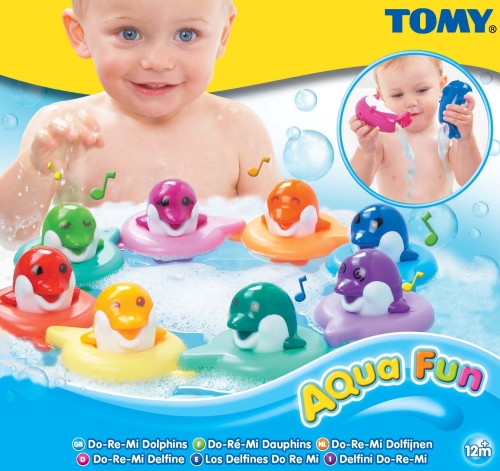 Delfini Do Re Mi TOMY Bath Toys - Aqua Fun