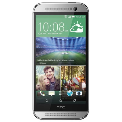 Smartphone 5" 4 MP Ultra Pixel Dual Camera Silver HTC One M8