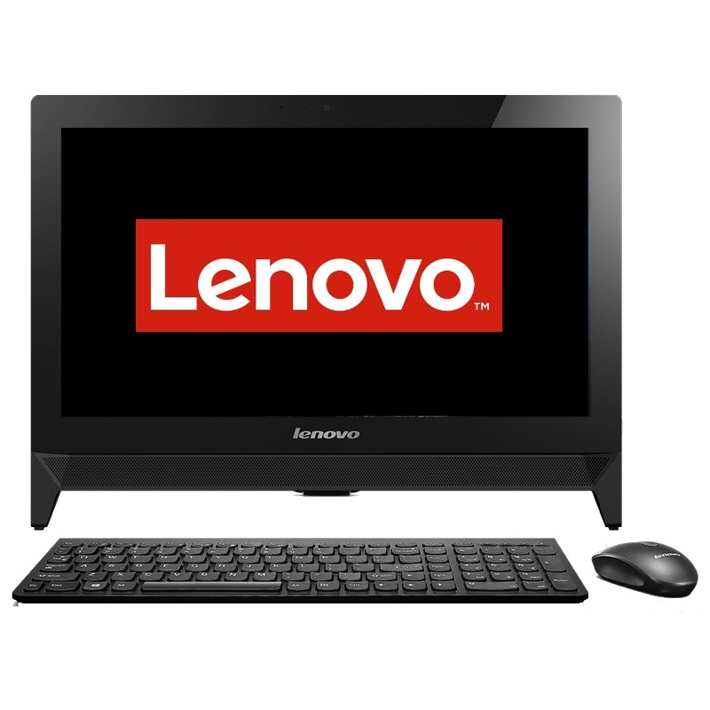 Sistem All-In-One LENOVO 19.5" IdeaCentre C20, FHD, Procesor Intel® Celeron® N3050 1.6GHz Braswell, 4GB, 500GB, GMA HD, FreeDos, Black