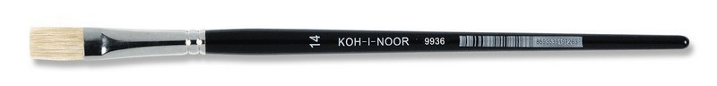 Pensula cu varf tesit, pentru ulei, nr. 14, KOH-I-NOOR
