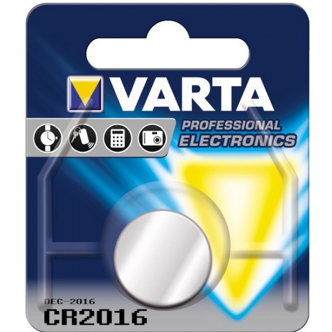 Baterie CR2016, litiu, 3V, VARTA