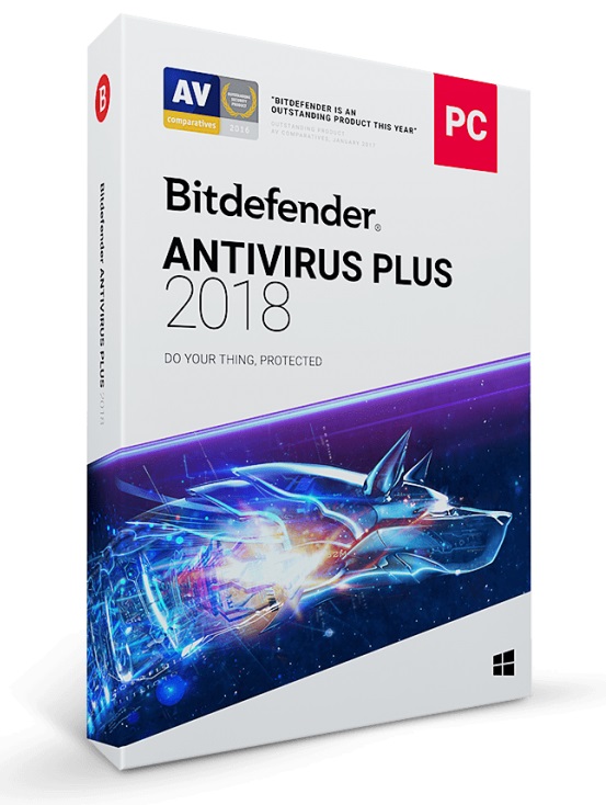 BITDEFENDER Antivirus Plus 2018, 5 PC, 1 an, New License, Retail DVD