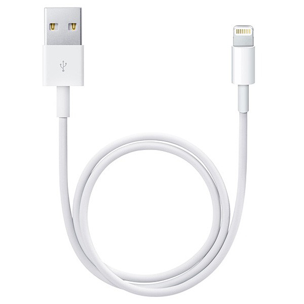 Cablu de date Lightning iPhone 5/6 iPad, APPLE md819zm/a, 2m, White