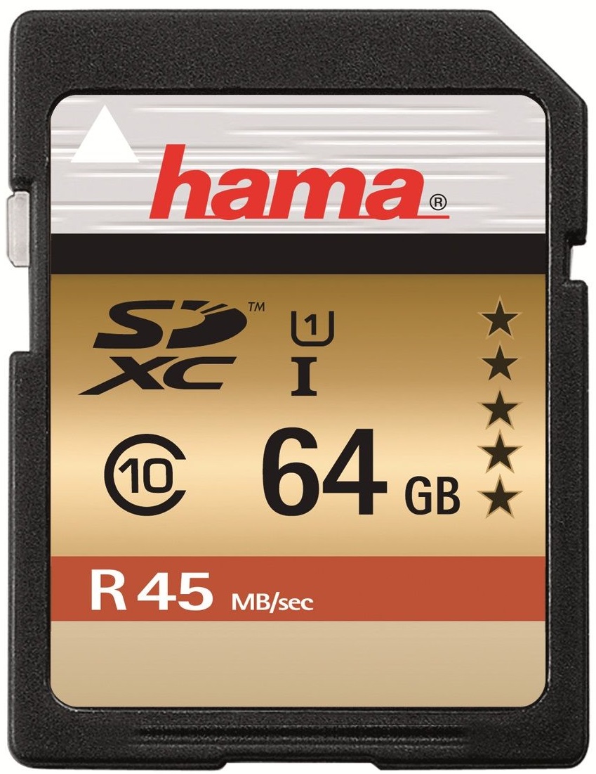 Card SDXC 64GB HAMA, Class 10, UHS-I