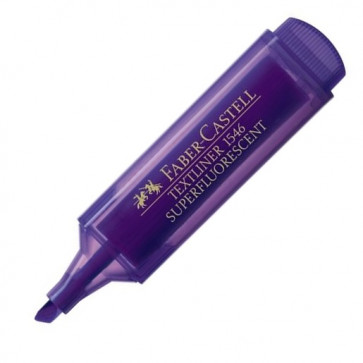 Textmarker, violet, 1-5mm, FABER CASTELL Superfluorescent 1546