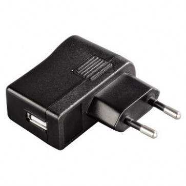 Adaptor priza, universal, negru, HAMA