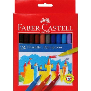 Carioci, 24 culori/set, FABER CASTELL