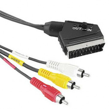 Cablu, video RCA-Scart, 1.6m, HAMA