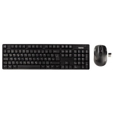 Kit tastatura + mouse, wireless, negru, HAMA RF2200