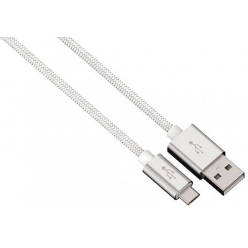 Cablu de incarcare / sincronizare microUSB universal HAMA Color Line, White, 1m