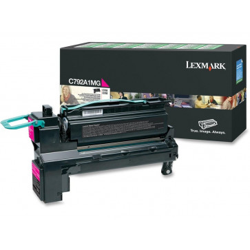 Toner, magenta, LEXMARK C792A1MG