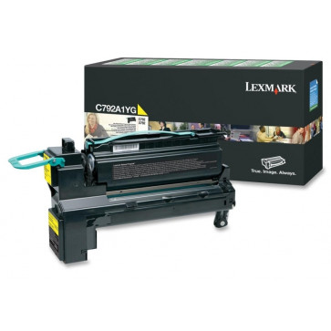 Toner, yellow, LEXMARK C792A1YG