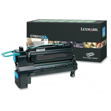 Toner, cyan, LEXMARK C792X1CG