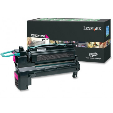 Toner, magenta, LEXMARK X792X1MG