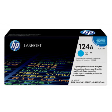 Toner, cyan, Nr. 124A, HP Q6001A