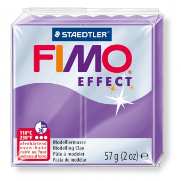 Plastilina pt. modelaj, 56gr, violet transparent (purple), STAEDTLER Fimo Effect