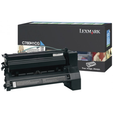 Toner, cyan, LEXMARK C780H2CG