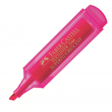 Textmarker, roz, 1-5mm, FABER CASTELL Superfluorescent 1546
