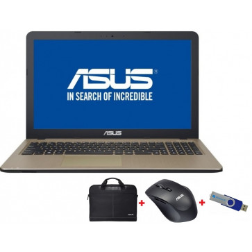 Laptop ASUS X540LJ, Intel Core i3-5005U, 4GB, 500GB, GeForce 920M 2GB + Geanta + Mouse + Win10