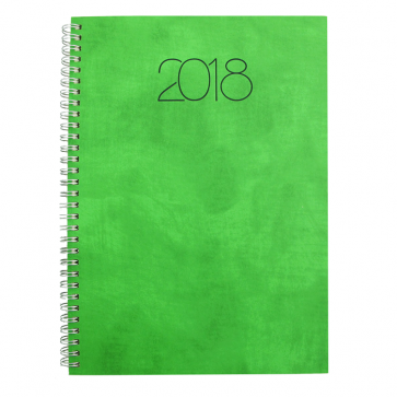 Agenda 2019, A4, datata -  saptamanal, verde, NUANCE