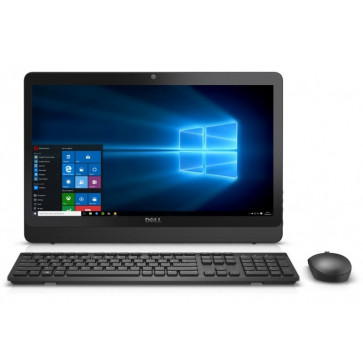Sistem All-In-One DELL 19.5" Inspiron 3052, HD+ Touch, Procesor Intel® Pentium® N3700 1.6GHz Braswell, 4GB, 1TB, GMA HD, Win 10 Home