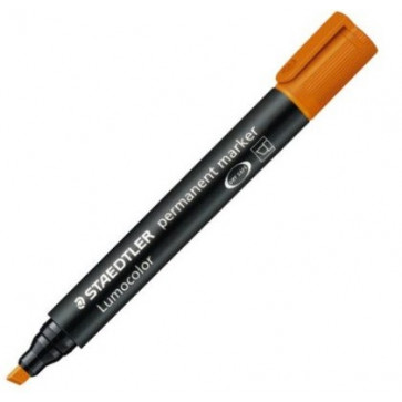 Marker permanent, 2-5mm, portocaliu, STAEDTLER Lumocolor