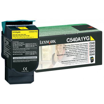 Toner, yellow, LEXMARK C540A1YG