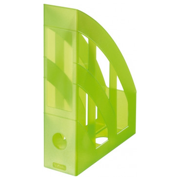 Suport vertical, verde semitransparent, HERLITZ