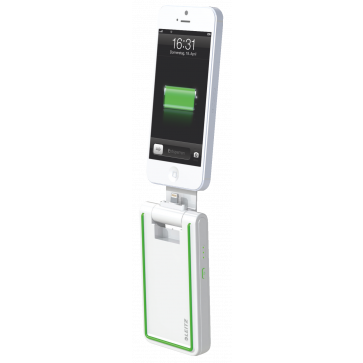 Incarcator iPhone 5/6, 3-in-1, conector Lightning, alb, LEITZ Complete