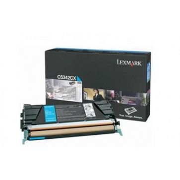 Toner, cyan, LEXMARK C5342CX