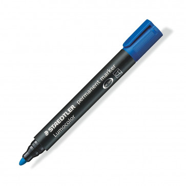 Marker permanent, 2mm, albastru, STAEDTLER Lumocolor
