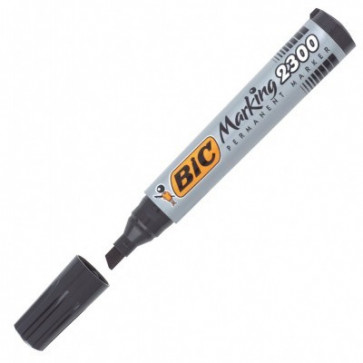 Marker permanent, 3.1-5.3mm, negru, BIC 2300