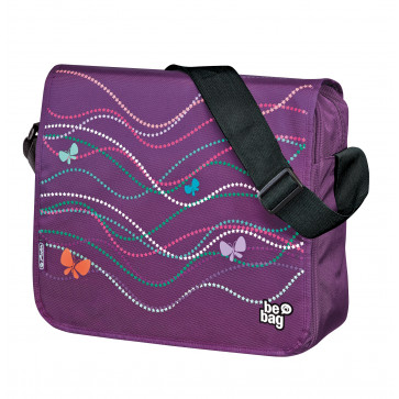 Geanta de umar, tip messenger, HERLITZ Be.Bag Butterfly Power