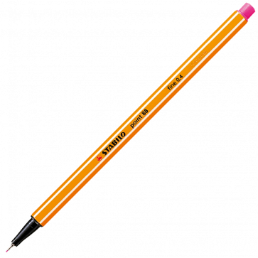 Fineliner, 0.4mm, roz, STABILO Point 88-56