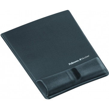 Mouse pad ergonomic, gri, FELLOWES Microban