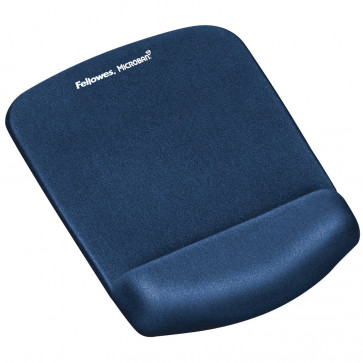 Mouse pad ergonomic, albastru, FELLOWES Microban