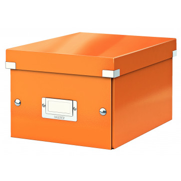 Cutie pentru arhivare, 216 x 160 x 282mm, portocaliu, LEITZ Click & Store