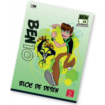 Bloc de desen, A4, 160 g/mp, 16 file, PIGNA Premium BEN10