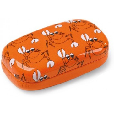 Cutie mica, din imitatie piele, desen crab, FEDON 1919 Mignon Crab