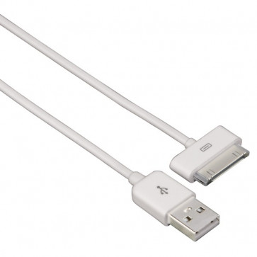 Cablu de date pentru iPhone 4/4S iPad, alb, HAMA