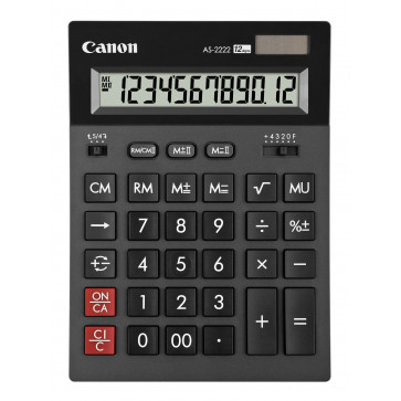 Calculator de birou, 12 digiti, CANON AS-2222