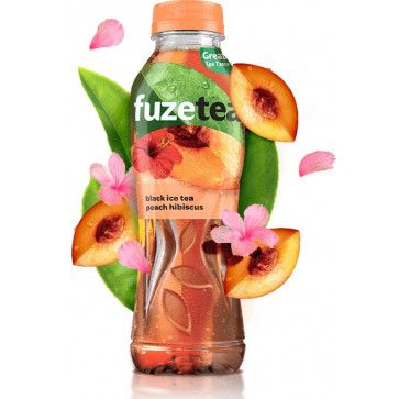 Bautura racoritoare, 500ml, FUZETEA Peach Hibiscus