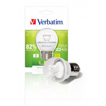 Bec LED Mini Globe E27, 5W (30W), 350LM, VERBATIM