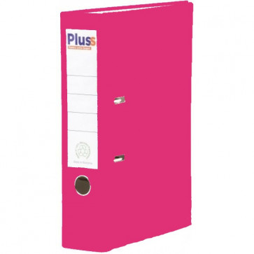Biblioraft plastifiat, 7.5cm, roz, PLUSS
