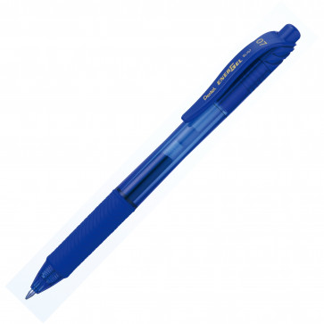 Roller cu gel, cu mecanism, 0.7mm, albastru, PENTEL EnergelX