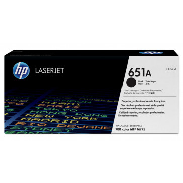 Toner, black, Nr. 651A, HP CE340A