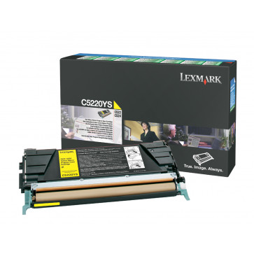 Toner, yellow, LEXMARK C5222YS