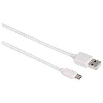 Cablu de date universal microUSB, 1.4m, alb, HAMA