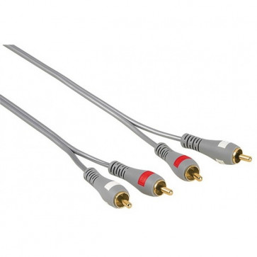 Cablu audio 2RCA - 2RCA HAMA, 3 m